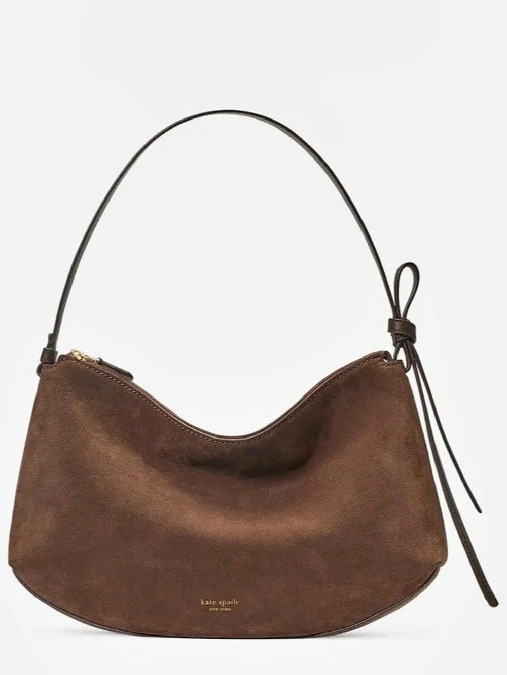 Kate Spade NWT $348 MSRP Loop Suede Shoulder Bag